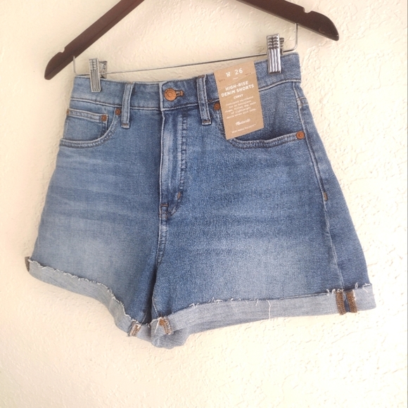 Madewell High Rise Denim Shorts - Picture 4 of 8